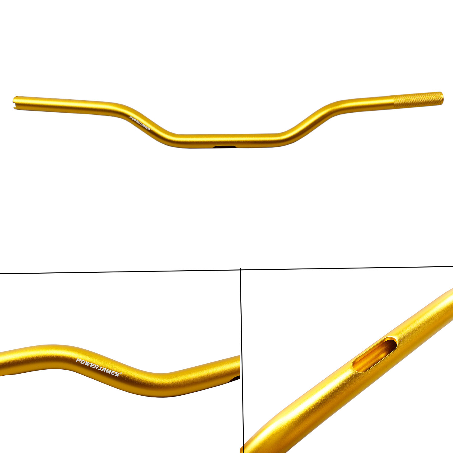 1.0″ Gold Aluminum Handlebar fits Harley Low Rider ST Super Glide Road King FXST