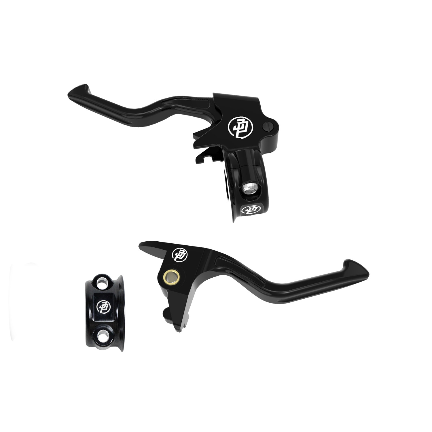 Easy Pull Clutch & Brake Lever Hand Controls Fits Harley 2018-2024 Softail FXBB