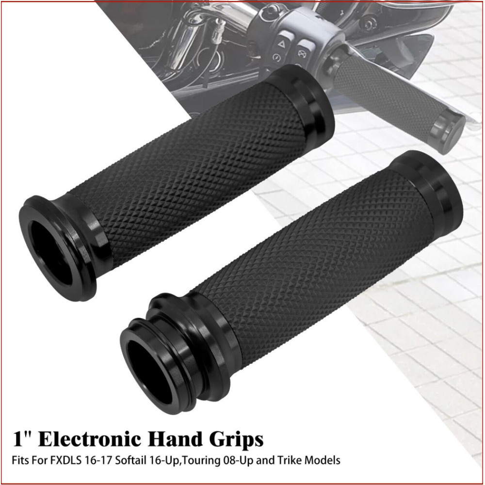 1″ Electronic Throttle Handlebar Hand Grips For Harley Breakout Softail Deluxe