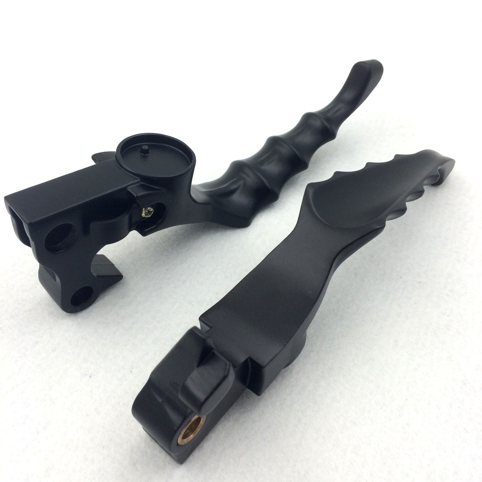 Brake Clutch Hand Lever For Sportster 1200 883 Black Levers Chrome Zumbie Cross