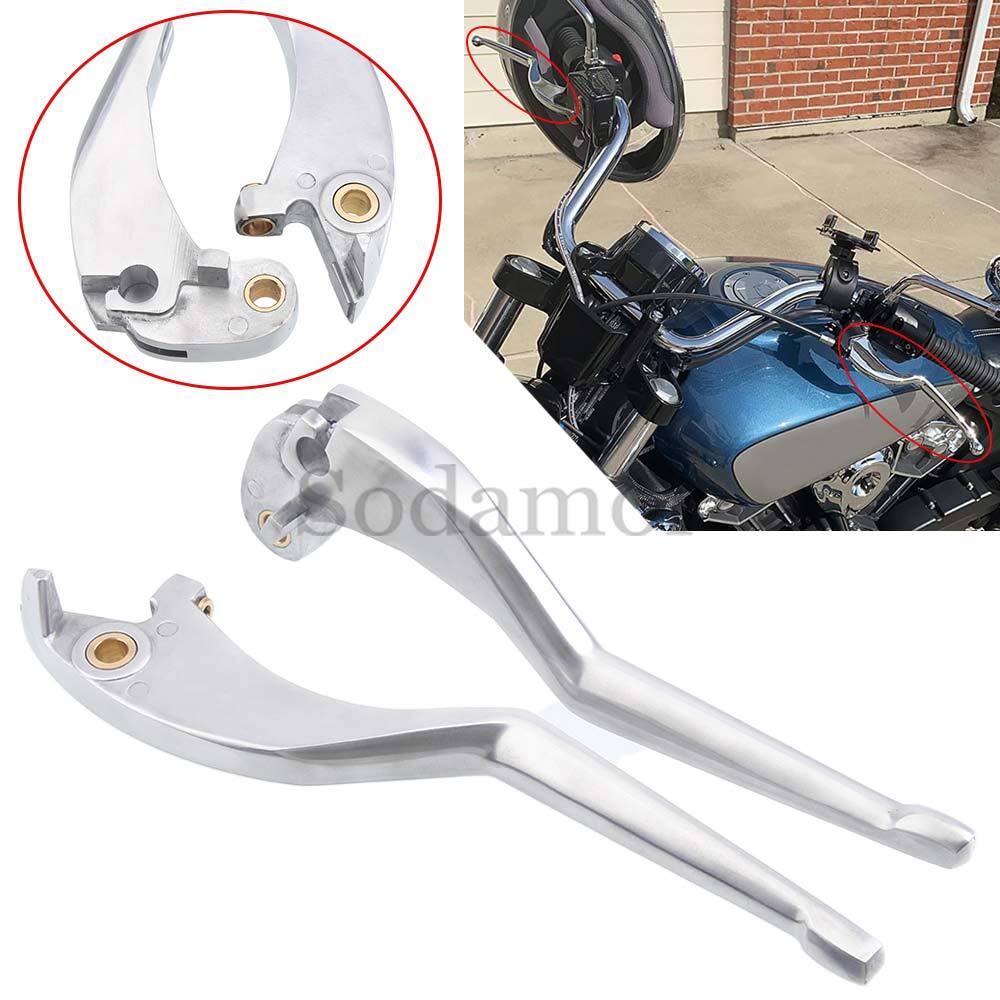 Chrome Aluminium Brake Clutch Levers For Indian Scout Bobber Sixty 2017-2021