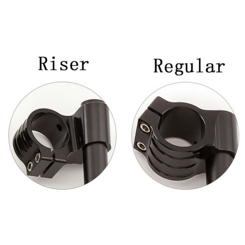 33/35/38/41/43/50mm CNC Motorcycle Fork Tube Clip on Handlebar Riser Heads 7/8″