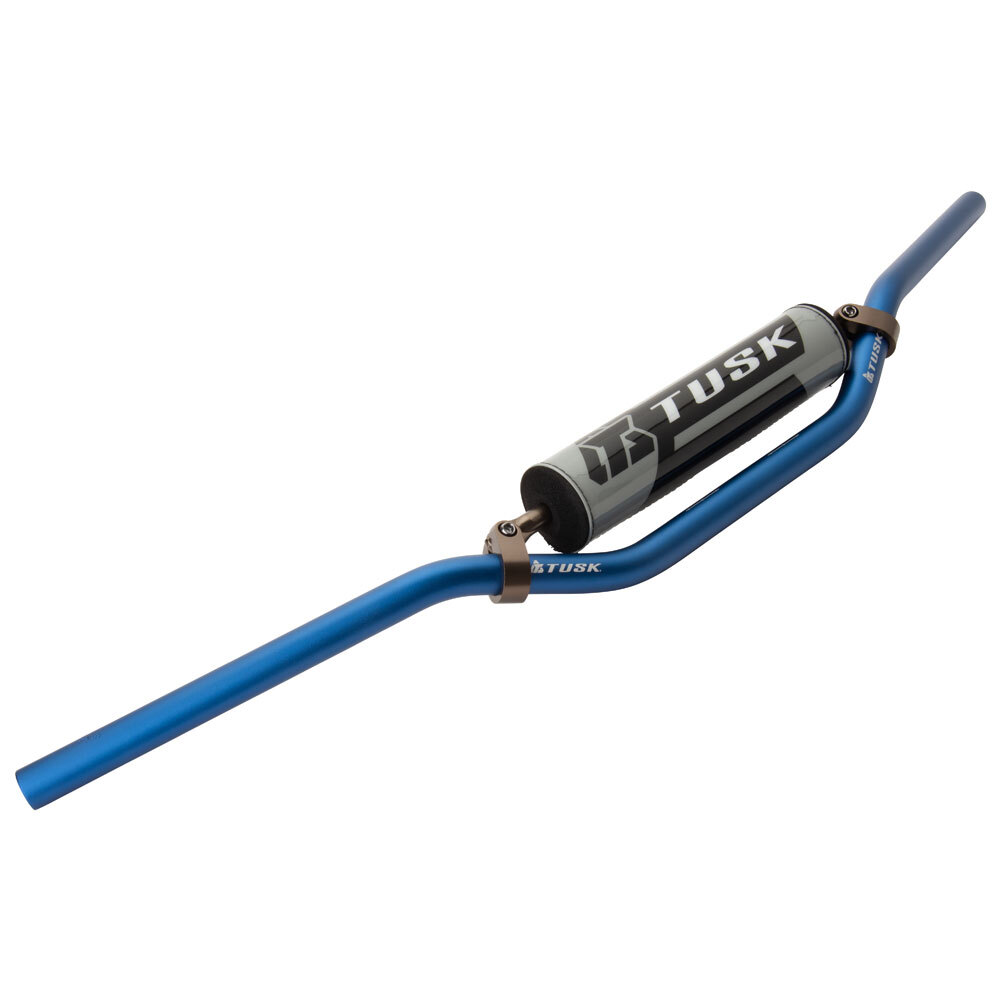 Tusk T-10 Aluminum 7/8″ Handlebar YZ High Bend Blue Dirt Bike Handlebars