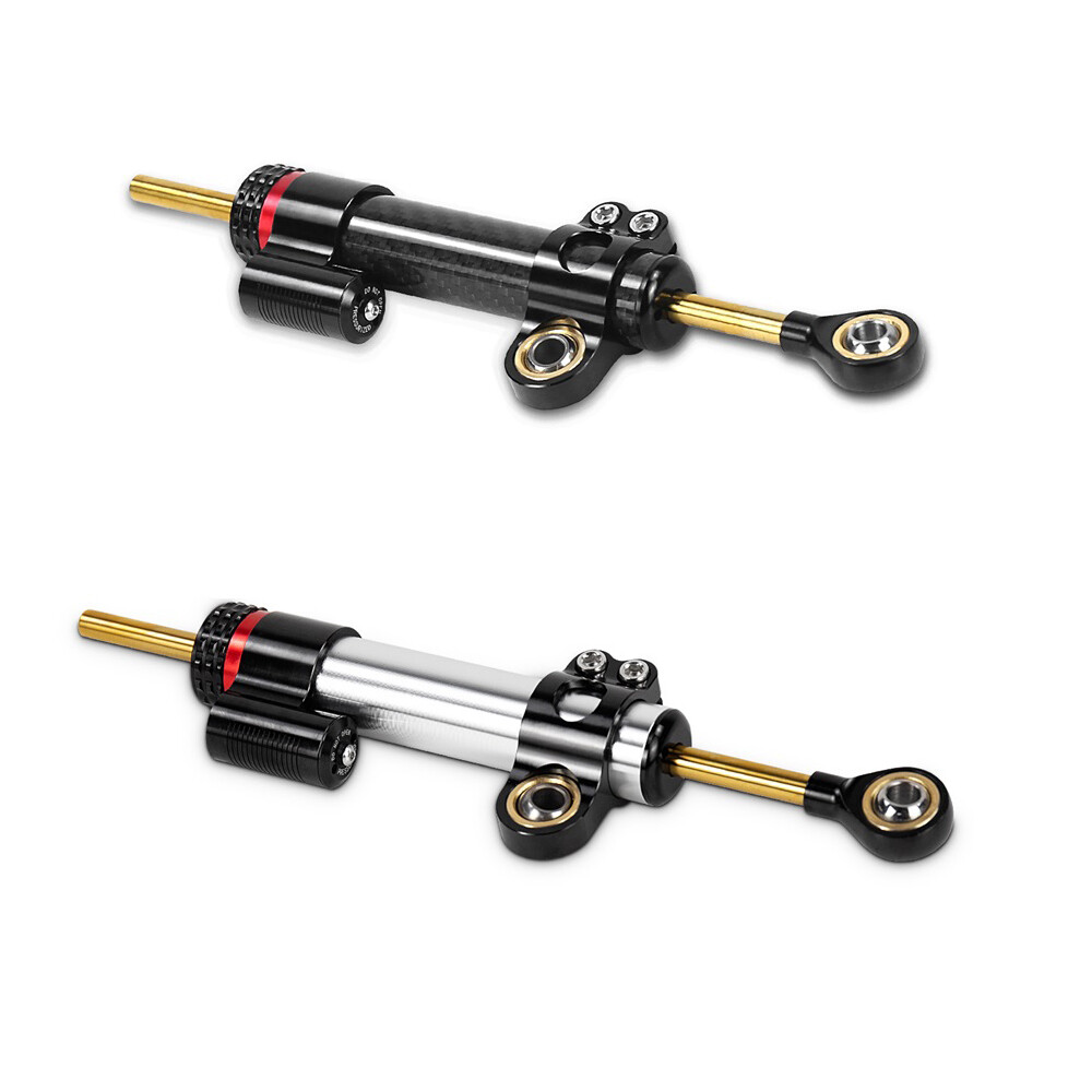 10 Inch Stabilizer Steering Damper Black / Silver For Suzuki GSXR750 1986-2024