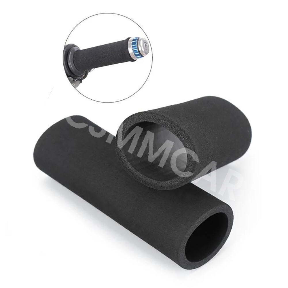 2pcs Grip Puppy Motorcycle Foam Anti-Vibration Comfort Handlebar Grip Cover