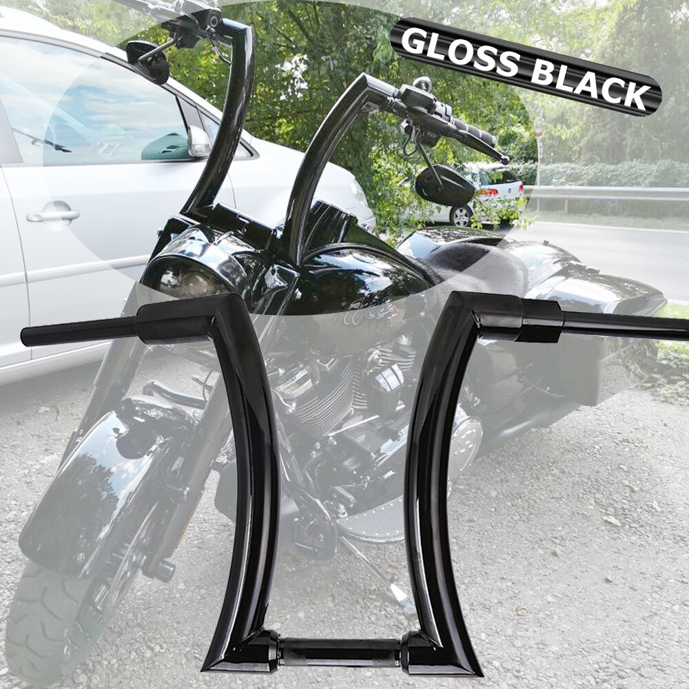 12” 14” 16” 18” Rise Ape Hanger DNA MONSTER Fat Bars 2″ Handlebar For Harley