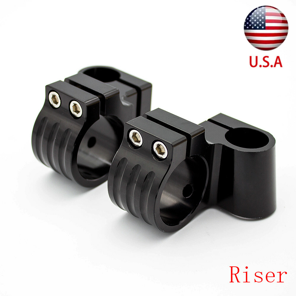 54mm Fork Clip on Clip-ons Handlebar Head Mount Clamp 1″ Rised Universal Motor