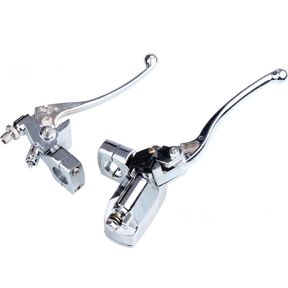 1″ 25mm Chrome Master Cylinder Clutch Lever Set Honda Shadow V-Star Vulcan 16mm