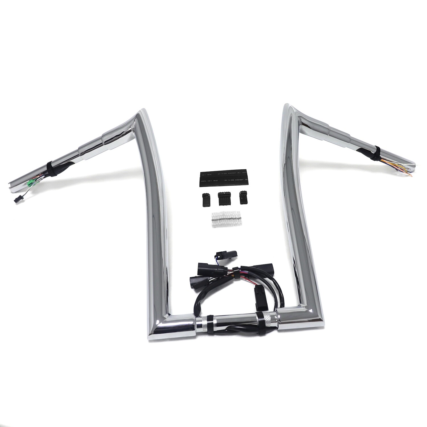 16″ Chrome Rise Prewired 32mm Handlebar For 08-13 FLHRC Road King Classic (Spike
