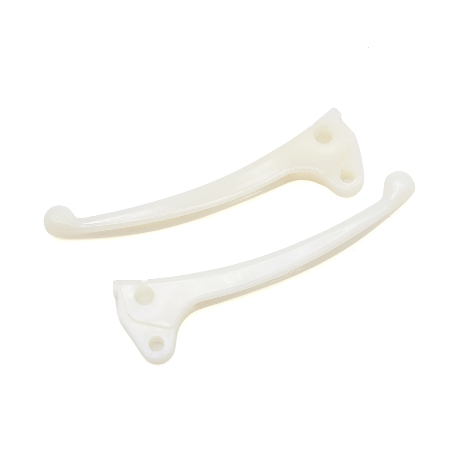 Reproduction White Plastic Lever Set – Honda Z50 K0, PC50 & PS50
