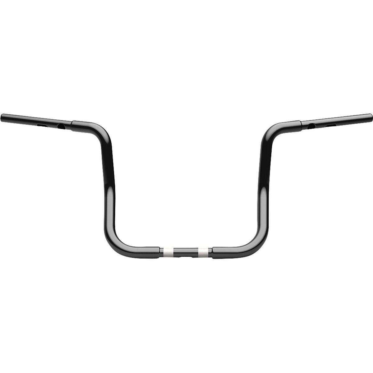 LA Choppers 12 in. Black 1 1/4 in. Twin Round Handlebar LA-7347-12B