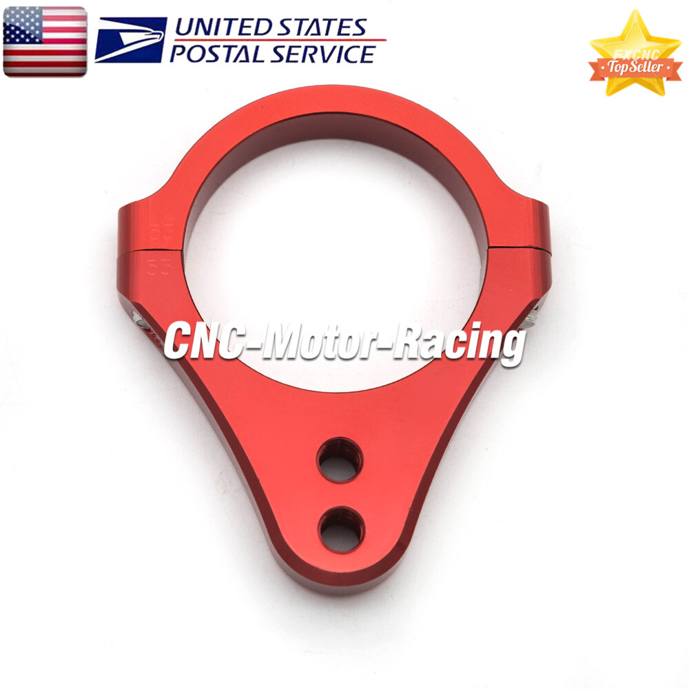 35mm-54mm 1pcs Universal CNC Steering Damper Brace Bracket Fork Clamp Mount USA