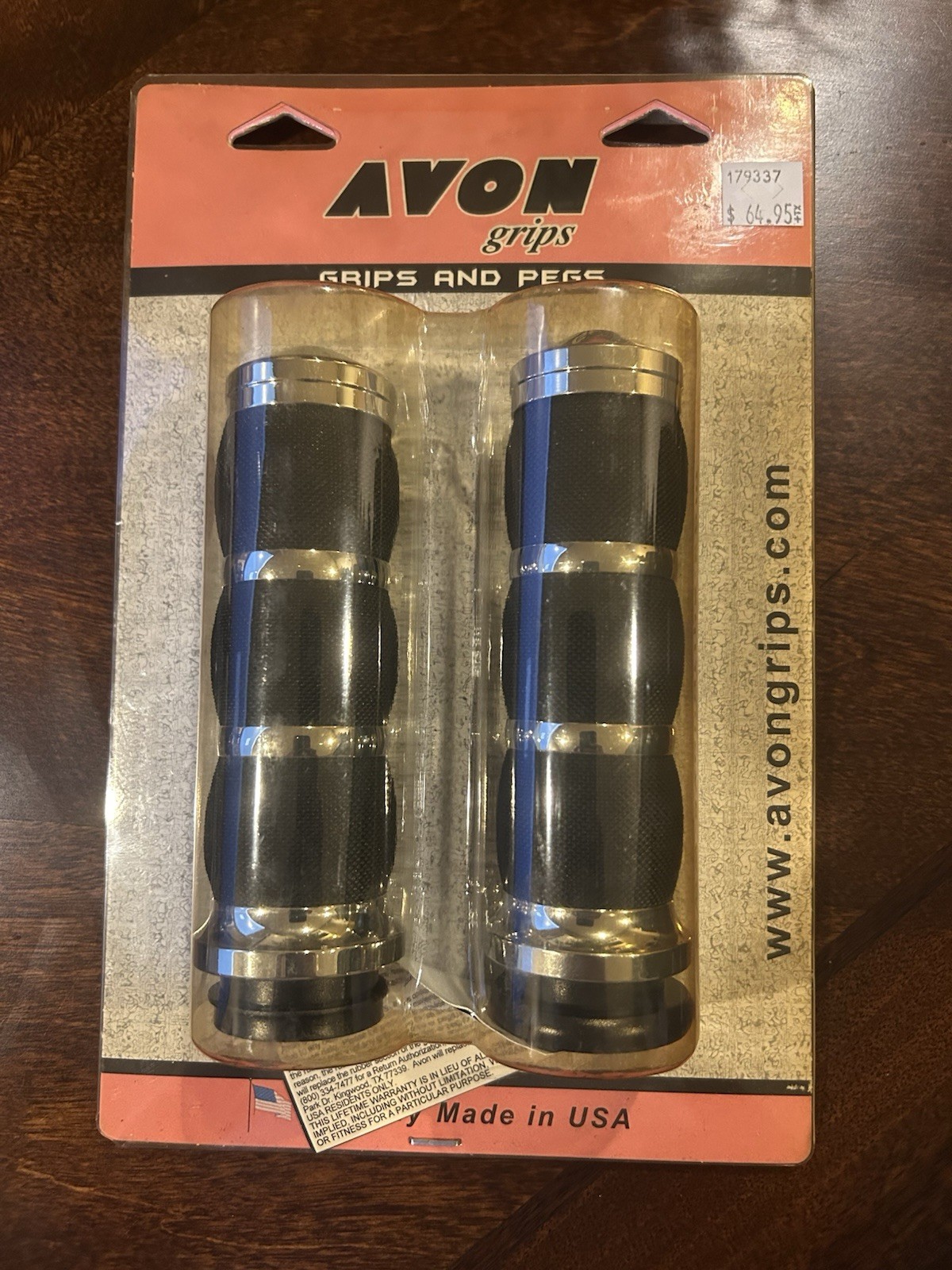 Avon Grips – AIR-91-FLY – Air Cushioned Grips, Chrome
