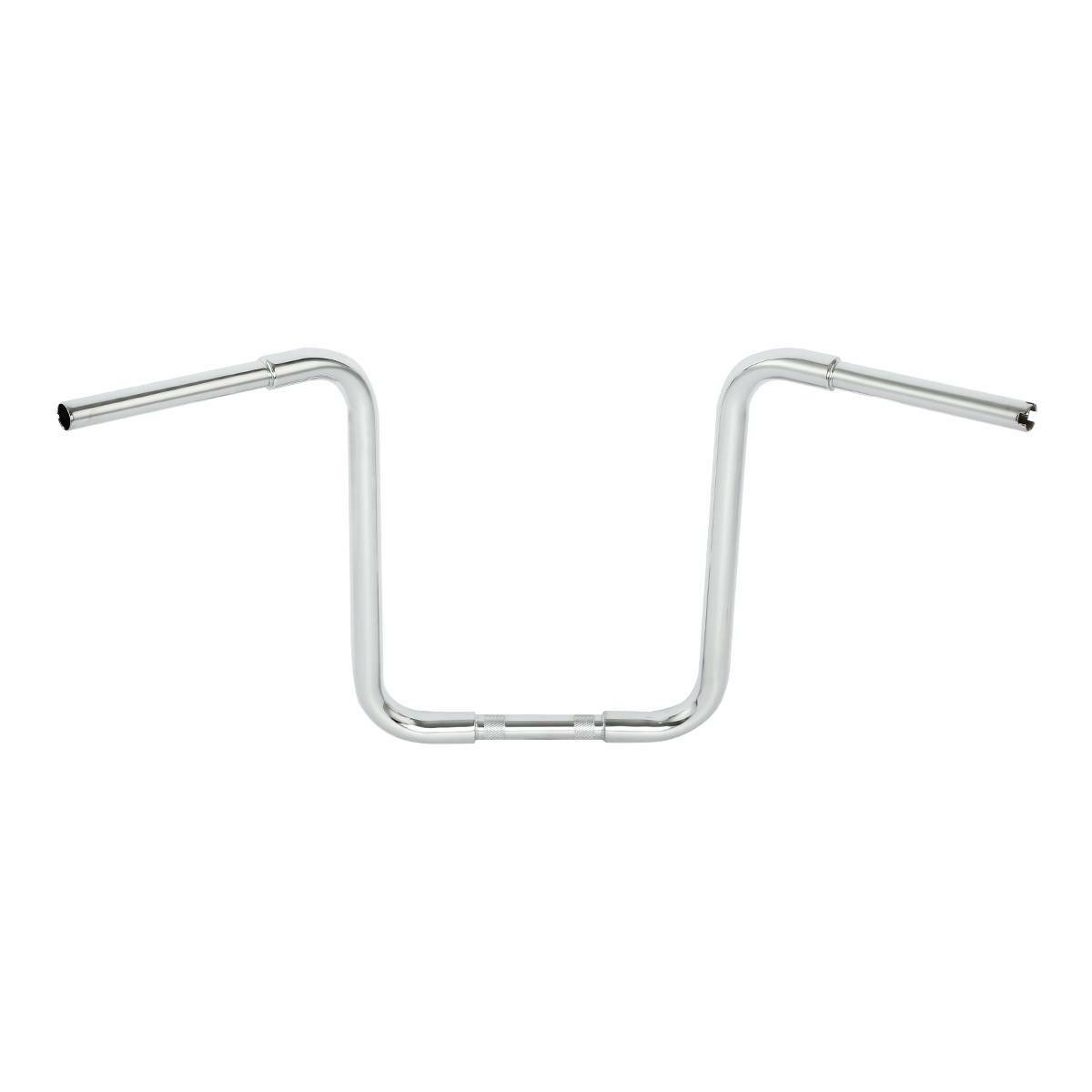 18″ Rise 1-1/4″ Ape Hanger Handlebar Fit For Harley Custom Sportster XL Chrome