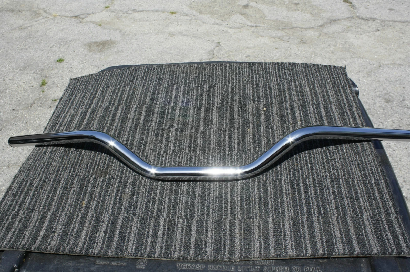 SUPERBIKE handlebars 22mm 7/8″ CHROME low rise BARS Super bike handlebar K&N