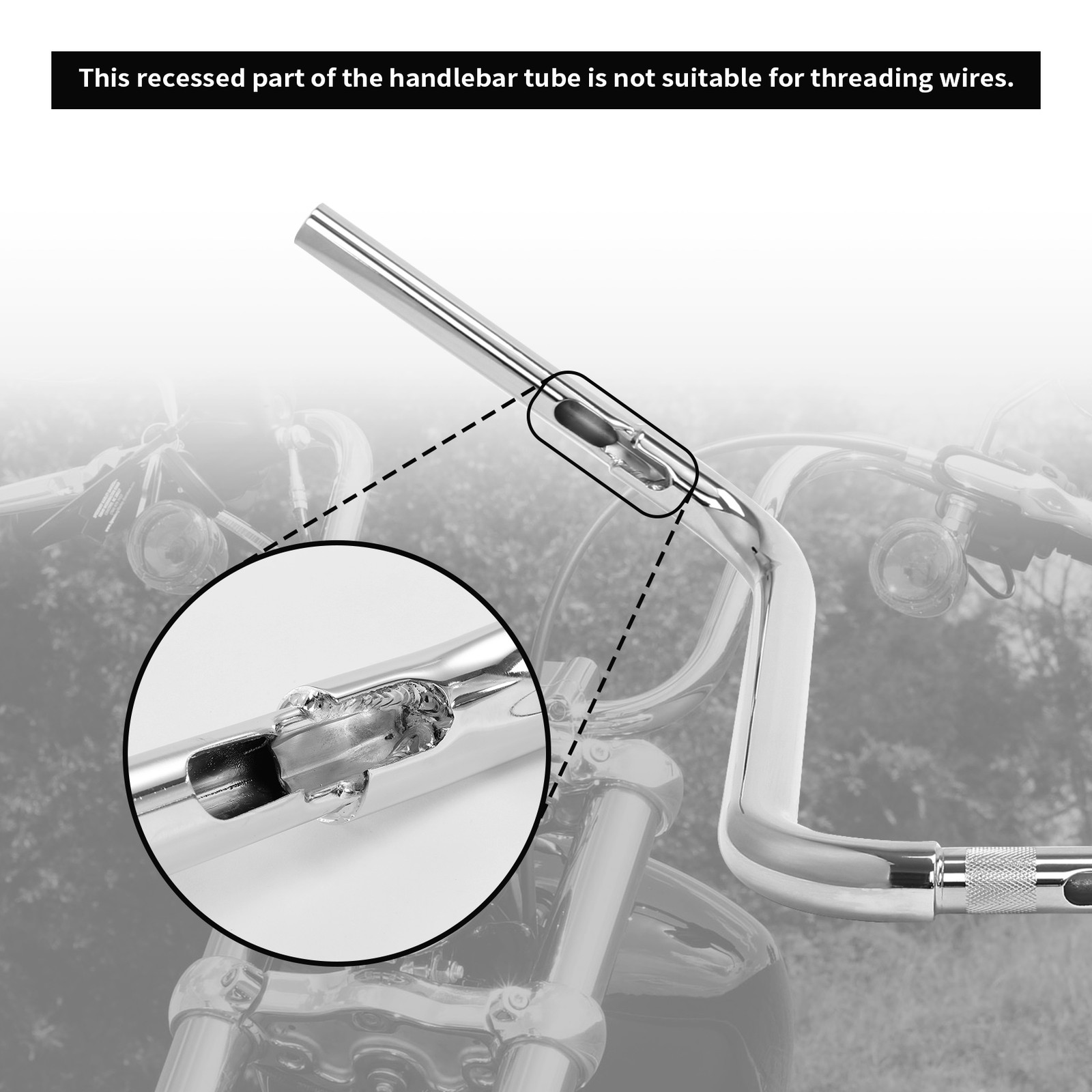 Chrome 16″ Rise 1 1/4” Ape Hanger Handlebar Fit For Harley Softail FLST FXST