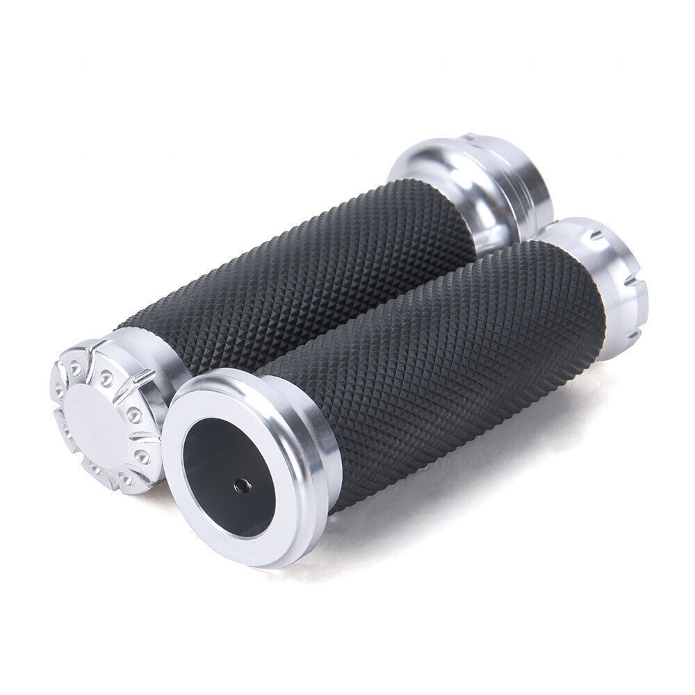 Chrome Motorcycle Cable Throttle Handle Bar Metal Universal Fits For Kawasaki