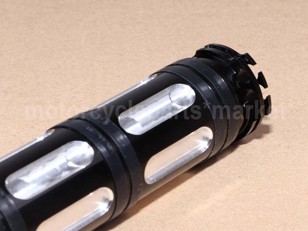 CNC Billet Aluminum Handlebar Grips For Harley Dyna Sportster Softail V-Rod US