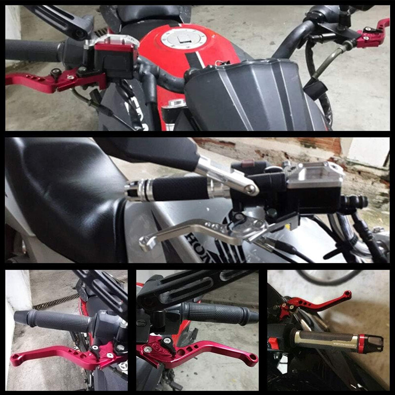 22mm Universal CNC Motorcycle Handlebar Brake Master Cylinder & Clutch Lever Set