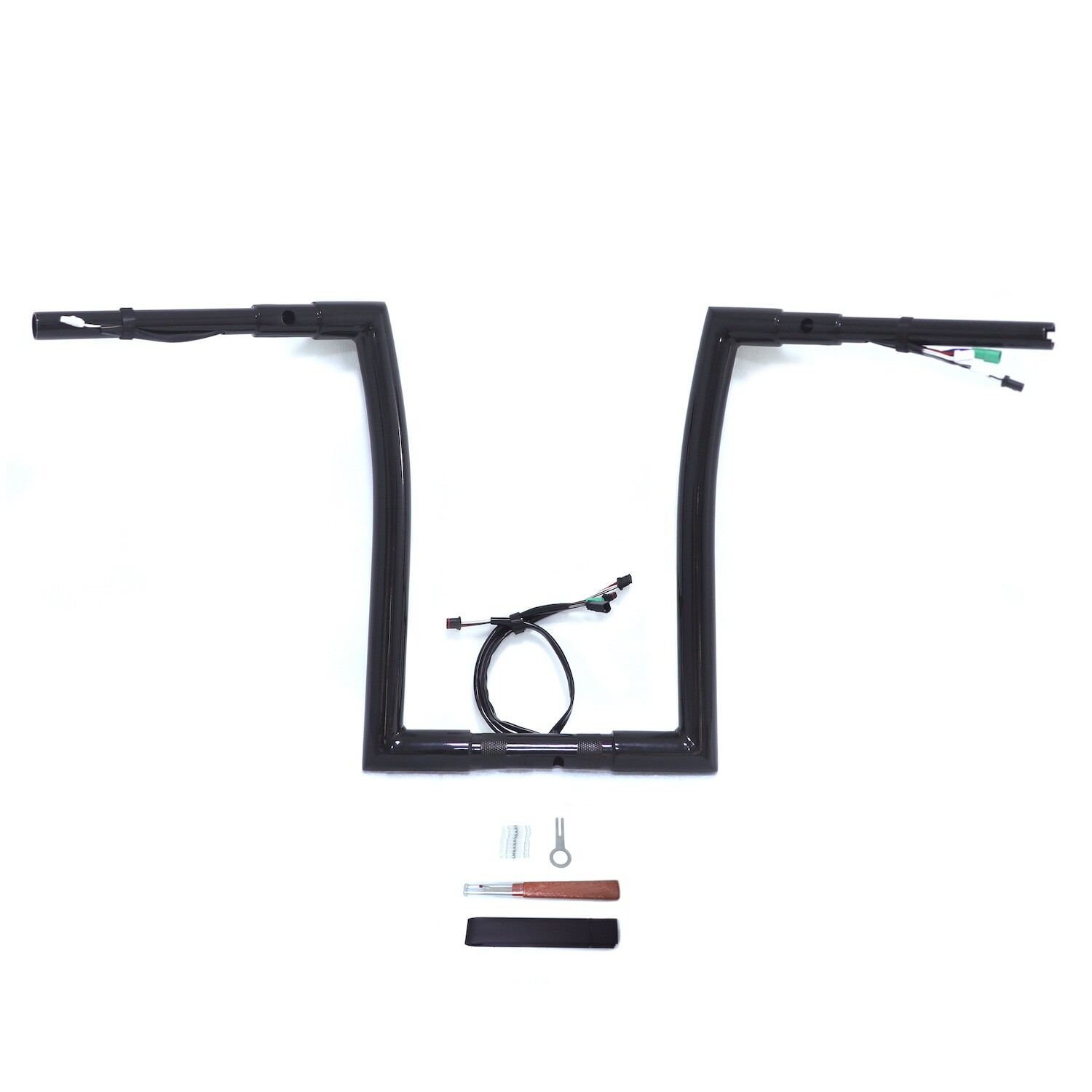 Black 16″ Prewired Handlebar 1.5″ 32mm For 2015 Road Glide