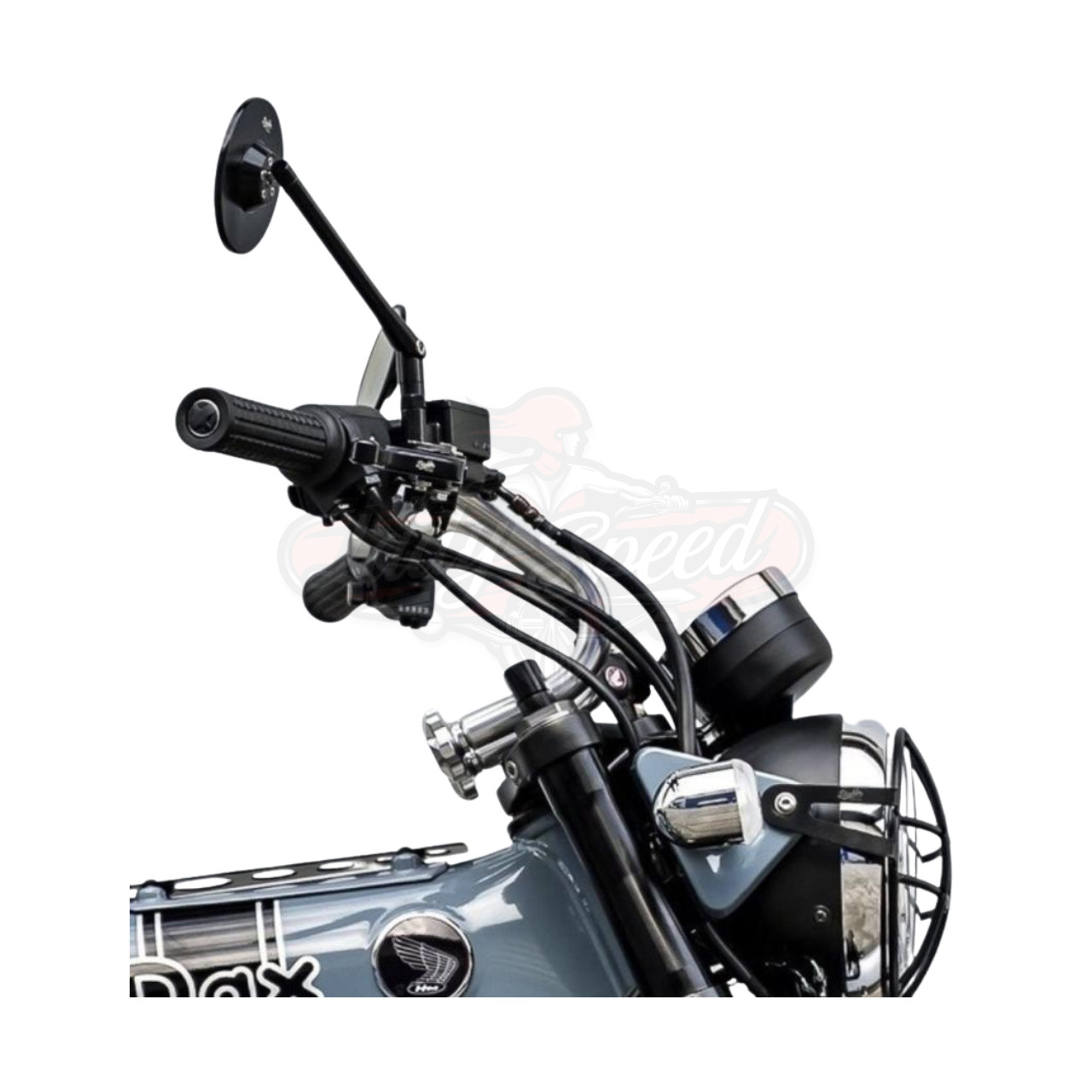 Silver Adjustable Handlebar Diabolus For 2022-2025 Honda Dax125 Dax 125 ST125