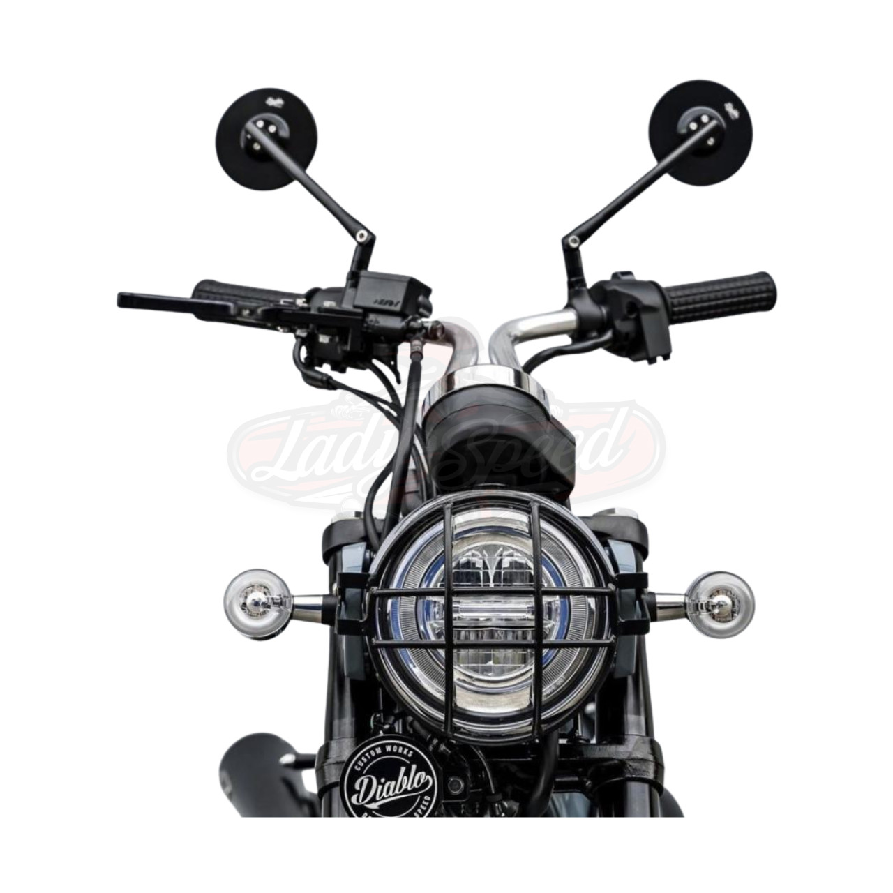 Silver Adjustable Handlebar Diabolus For 2022-2025 Honda Dax125 Dax 125 ST125