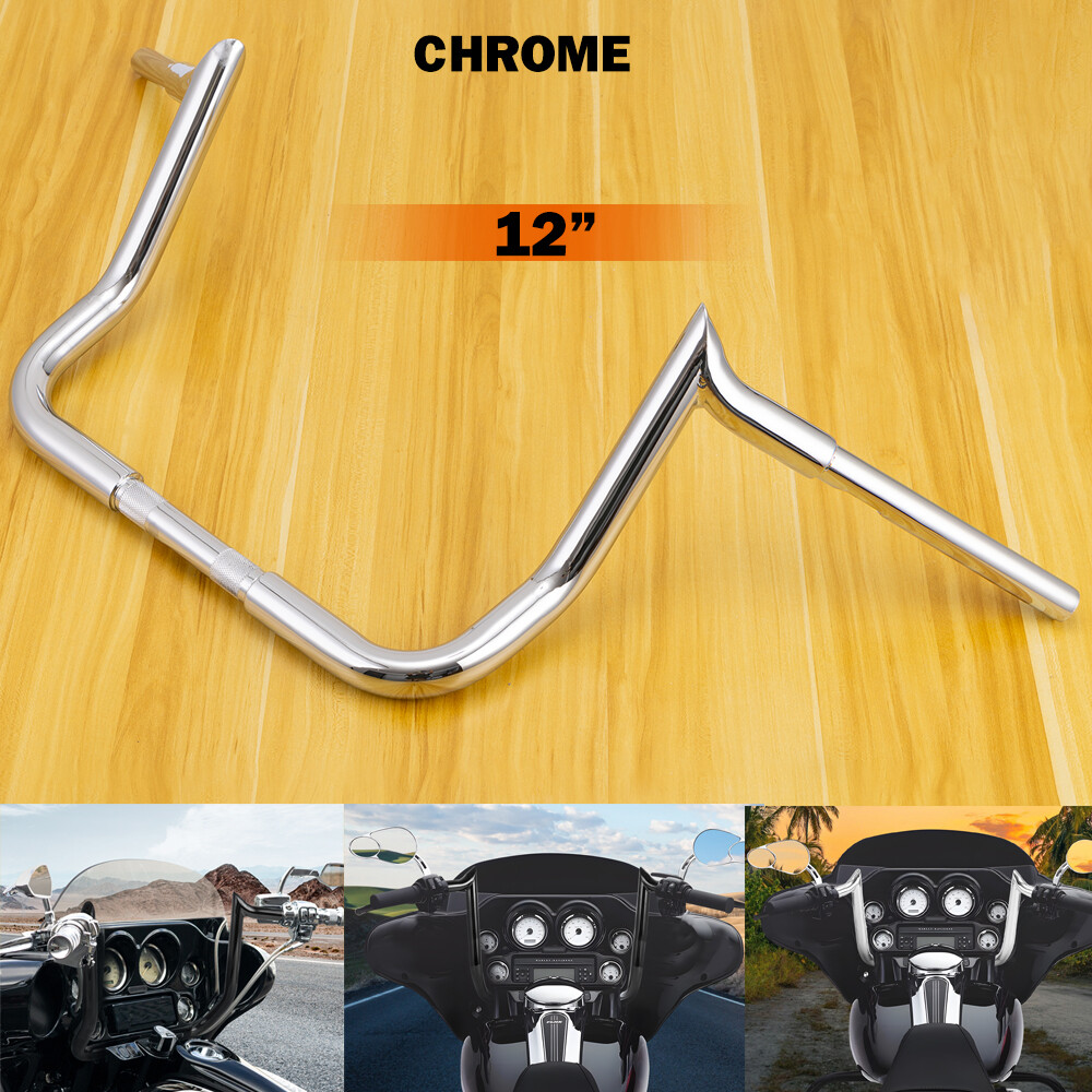 10″ 12″ 14″ Meathook Ape Hangers Handlebar for Harley Electra Glide Street Glide