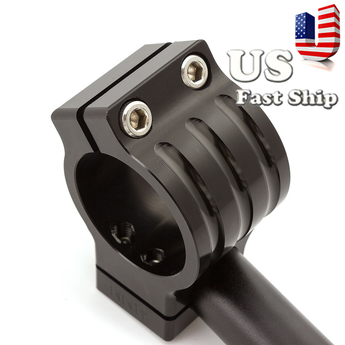 CNC Black 39MM Handlebars Clip Ons Handle Bars Clipons Handlebars Left & Right