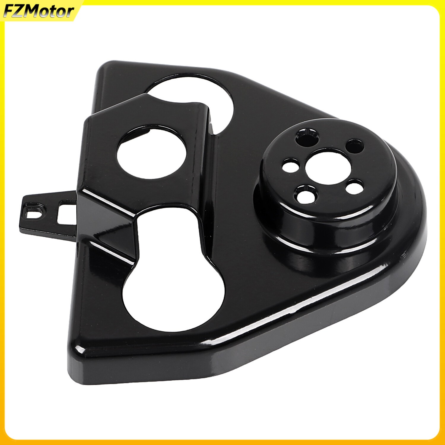 Black Handlebar Riser Cover For Harley Road King FLHR Classic FLHRC 2003-2013 12