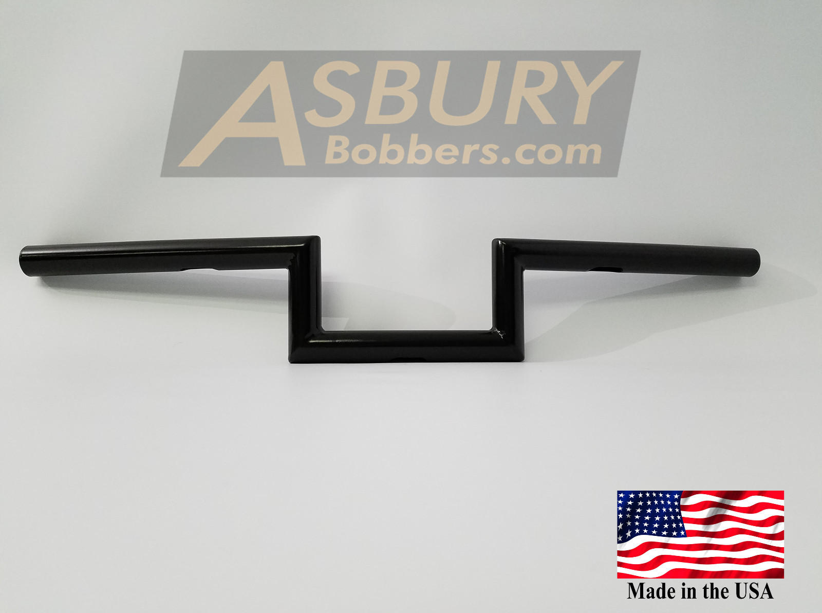 1 in Z Bars Gloss Black Narrow Lane Spliters 4 in rise Handlebars