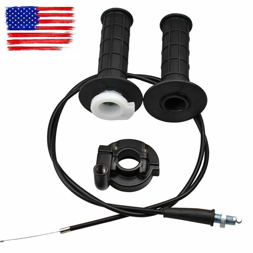 7/8″ Twist Throttle Grips Cable Set Coleman Powersports CT100U Mini Bike!