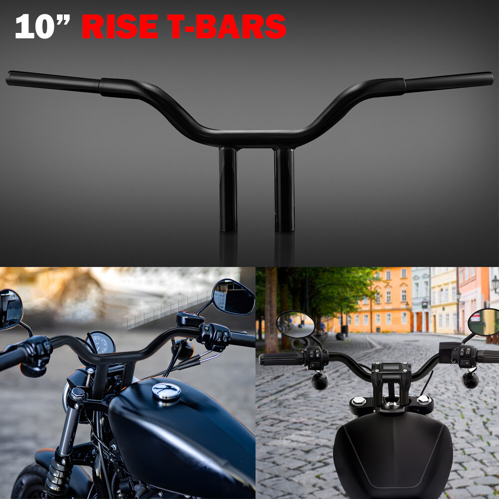 10″ Inch MX-T Bars Handlebar For Harley Softail FL Sportster Dyna FXD Wide Glide