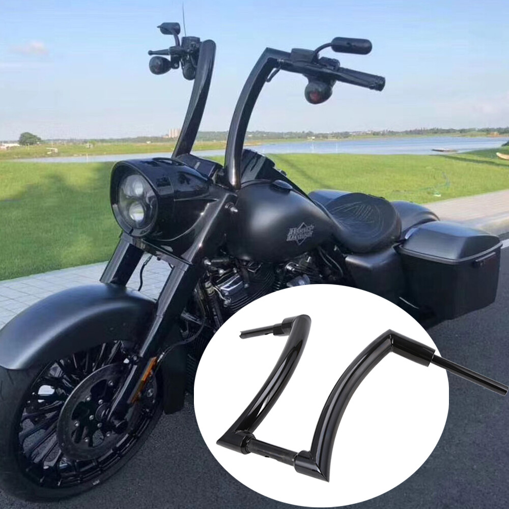 12 14 16 ” Rise 2″Ape Hanger Handlebar for Harley Touring Sportster Softail Dyna