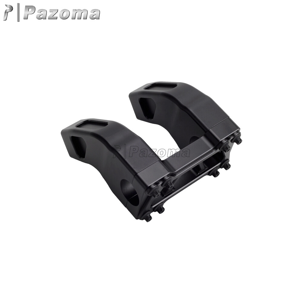 4″ 6″ 8″ 10″ 12″ 14″ Handlebar Risers Pull-Back Top Clamp For Harley Street bob