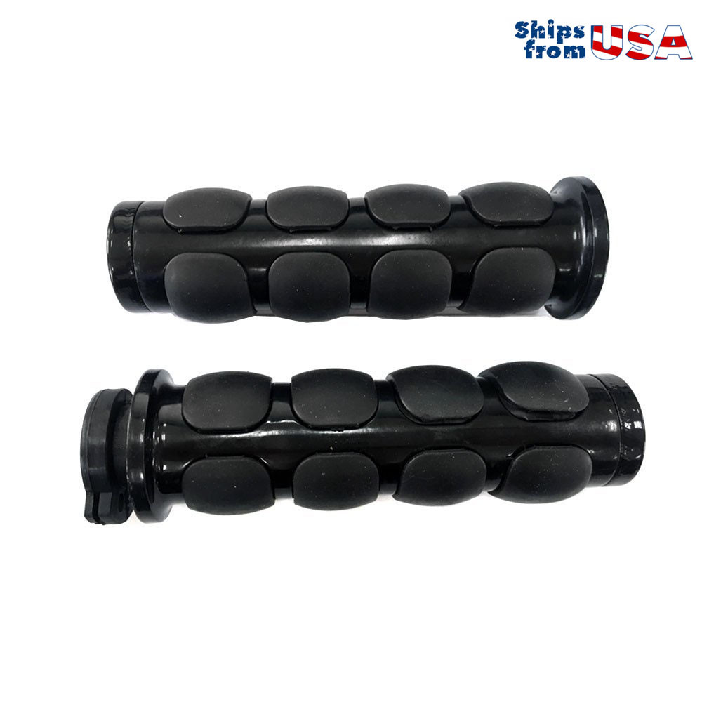 Powersports Handlebar Grips 7/8b (22mm) Non-slip Hand Grips – BLACK