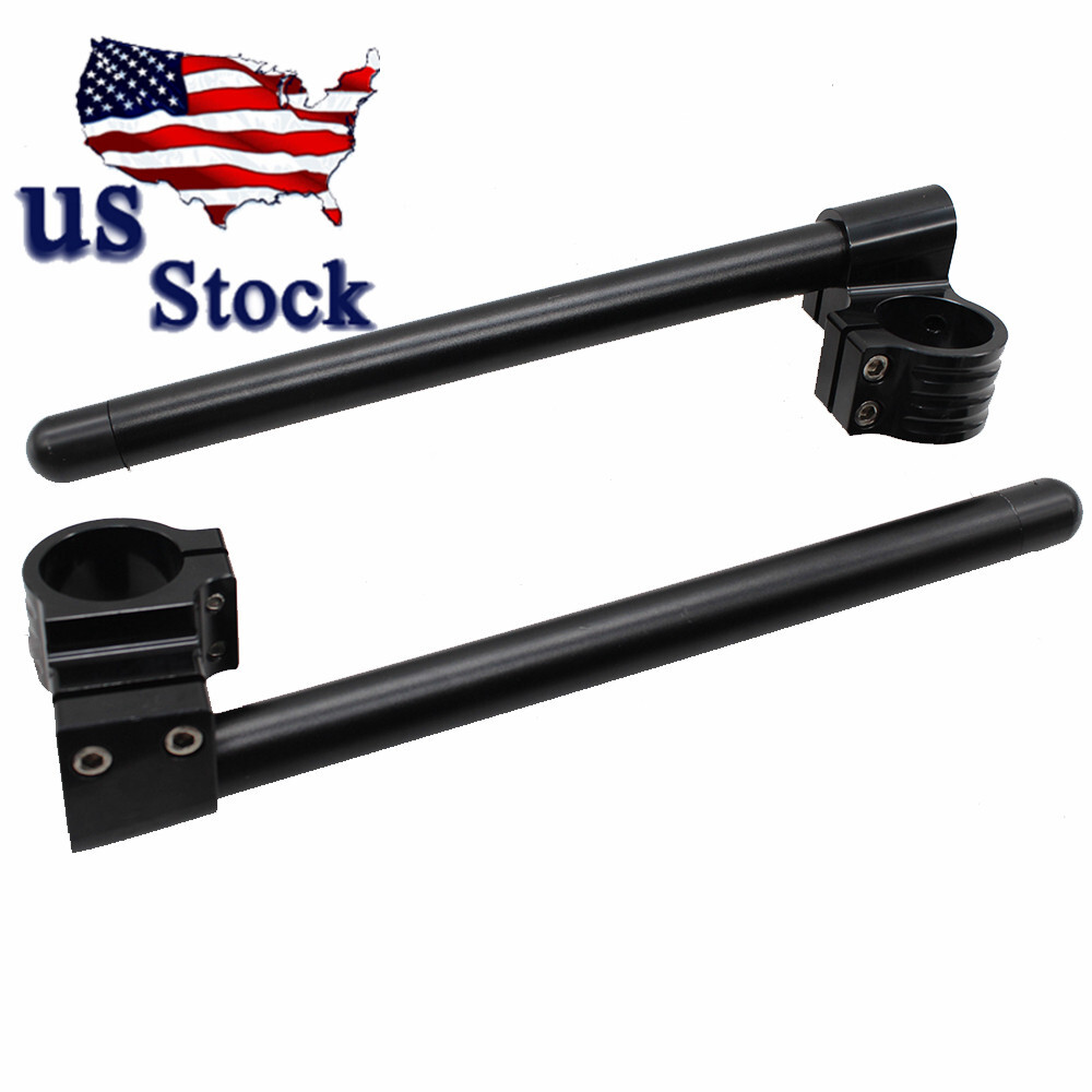 Aluminum 7/8″ 22mm Motorcycle Vortex Clip On Ons Handle Bars Handlebars Tube