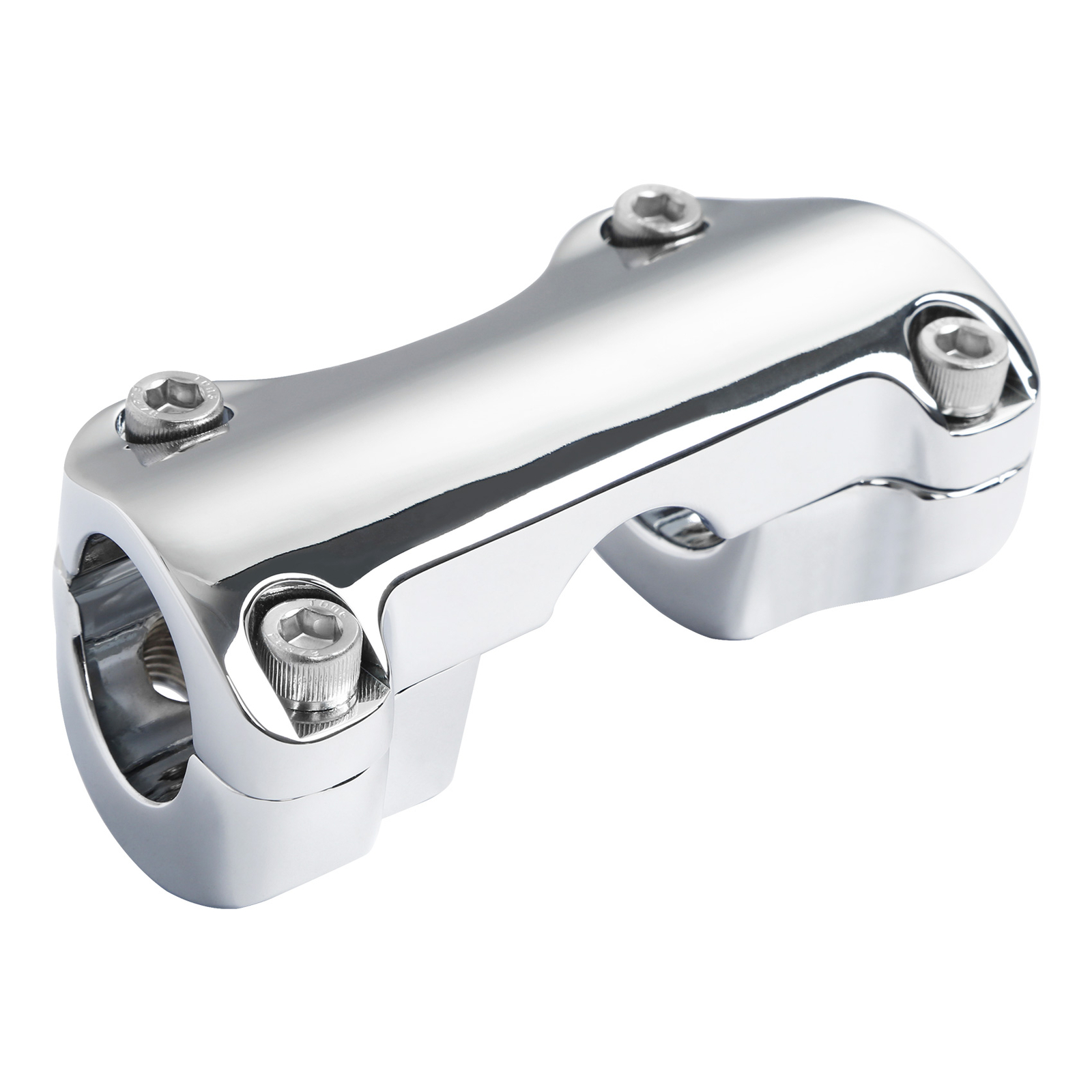 Chrome 1 1/4” 1.25″ Handlebar Riser Fit For Harley Touring Road King 1988-2023