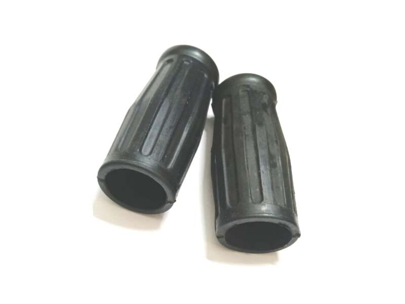 Harley Springer Black GRIPS Flathead Knucklehead Panhead 1936-1948 1 1/8 Chopper