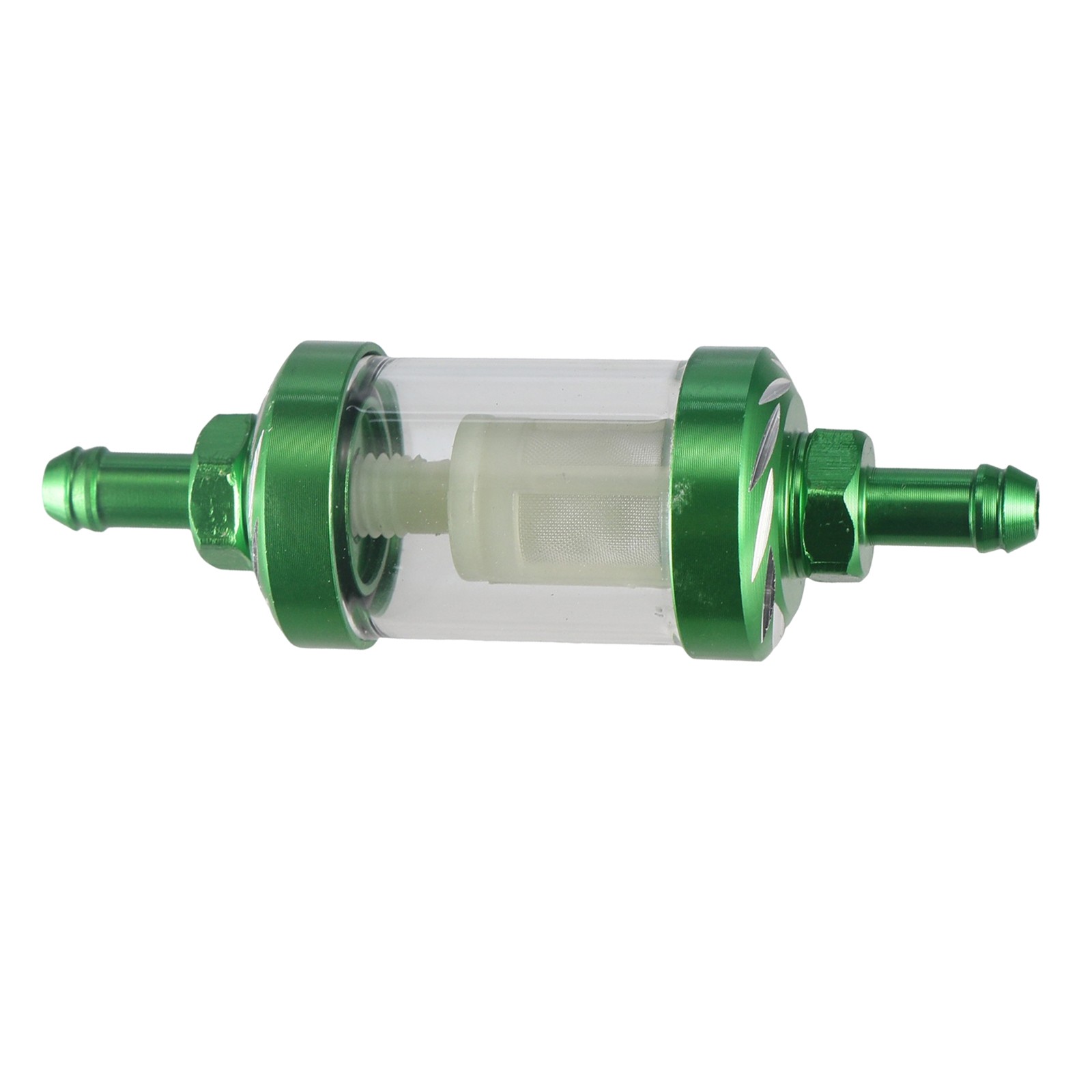 Green Universal Reusable Washable 5/16″ 8mm Inline Gas Fuel Filter Motorcycle