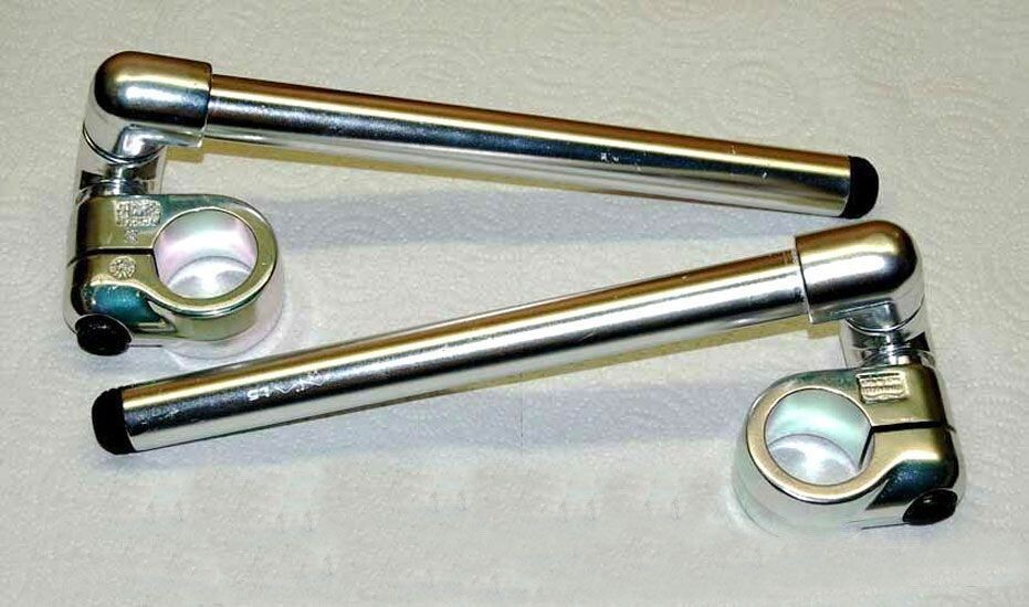 Domino Tommaselli Condor 52mm 3 Way Adjustable Clip Ons. Suzuki, Honda, Yamaha