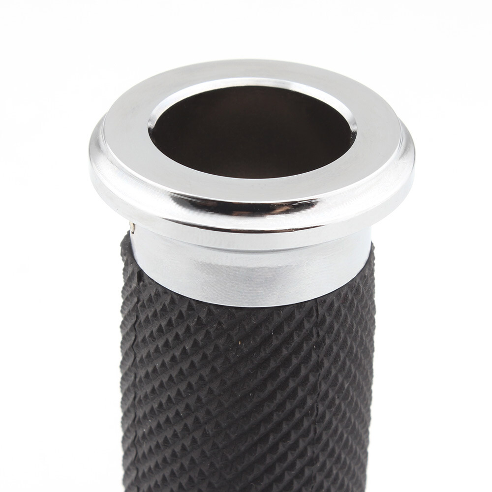 Motorcycle 1″ Hand Grips 26mm Handlebar Grips For Harley Honda Suzuki Kawasaki
