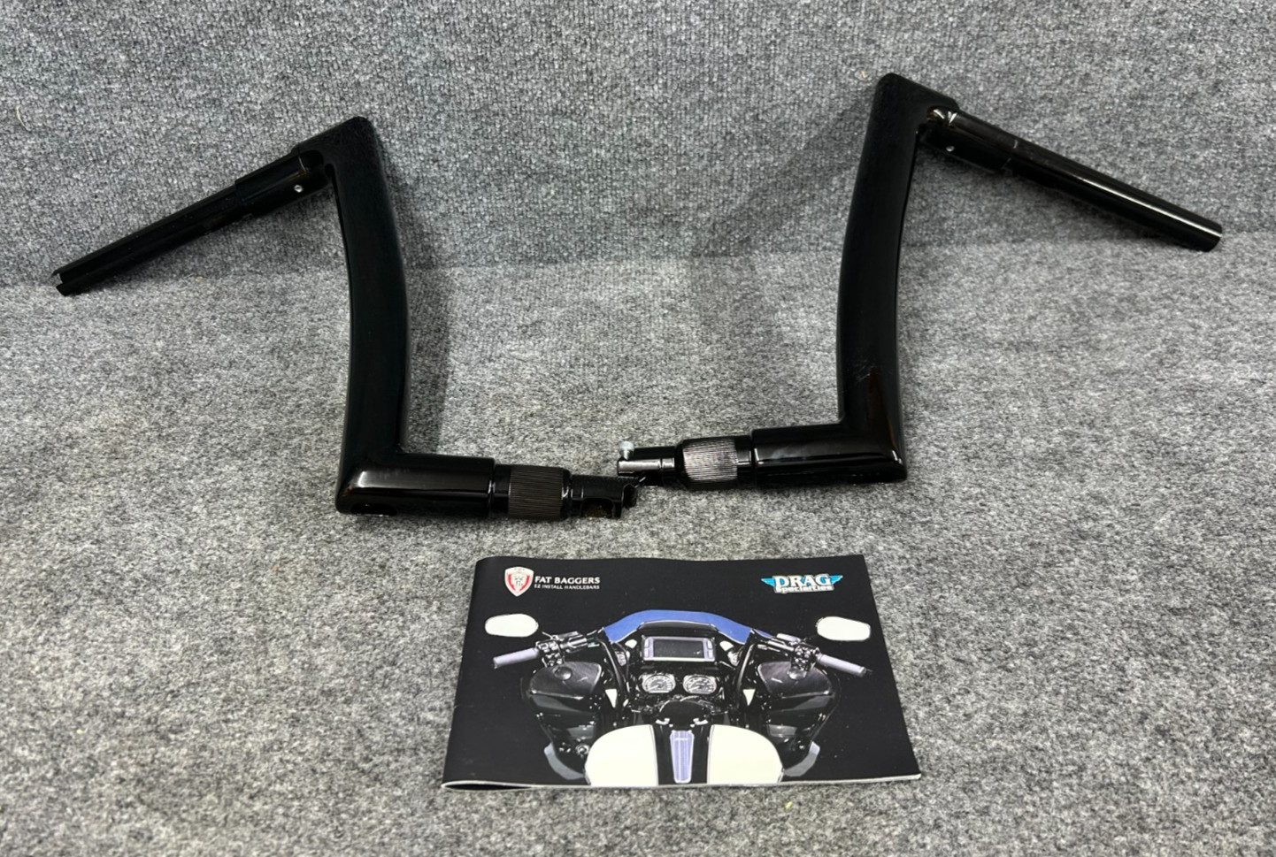 FAT BAGGERS INC. 1-1/2″ EZ Install Flat Top 12″ Handlebar 0601-5481 608012-B