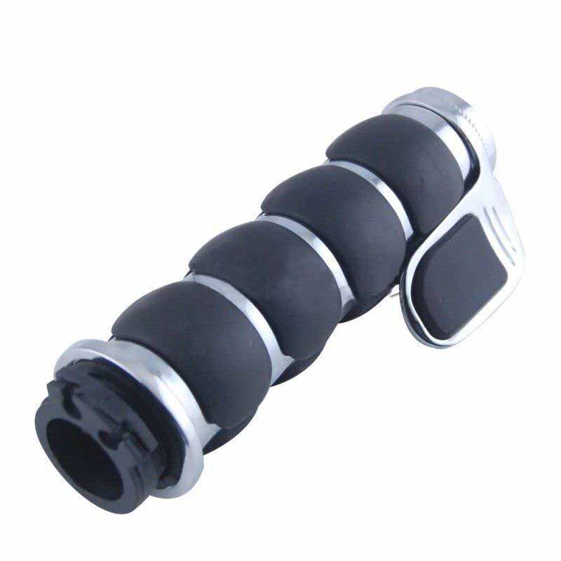 Motorcycle Rubber Grip Throttle Wrist Pad Rest Cruise Assist Hand Grips Control