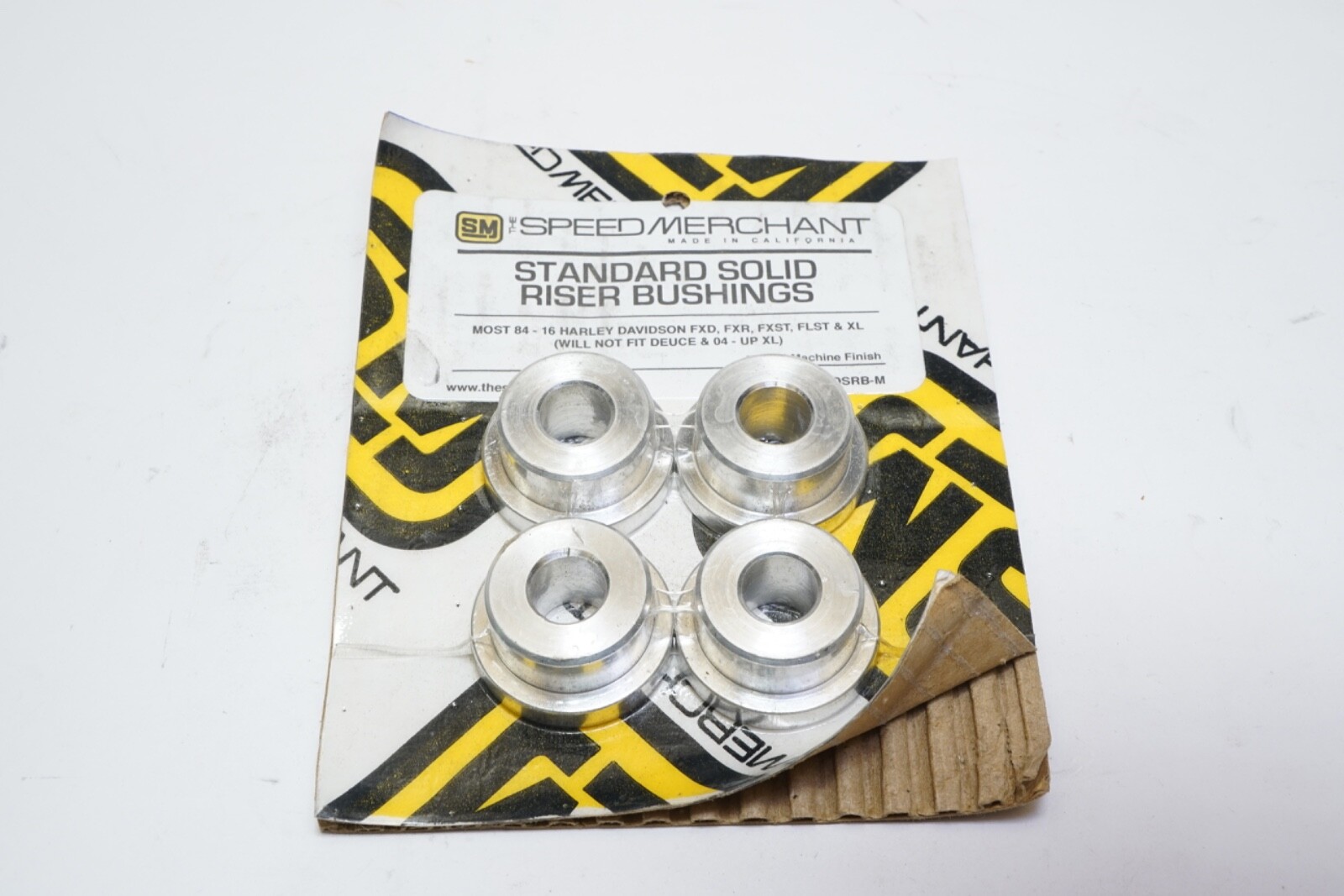 New Speed Merchant Solid Riser Bushings for Harley -Natural 0604-0067 Ships FREE