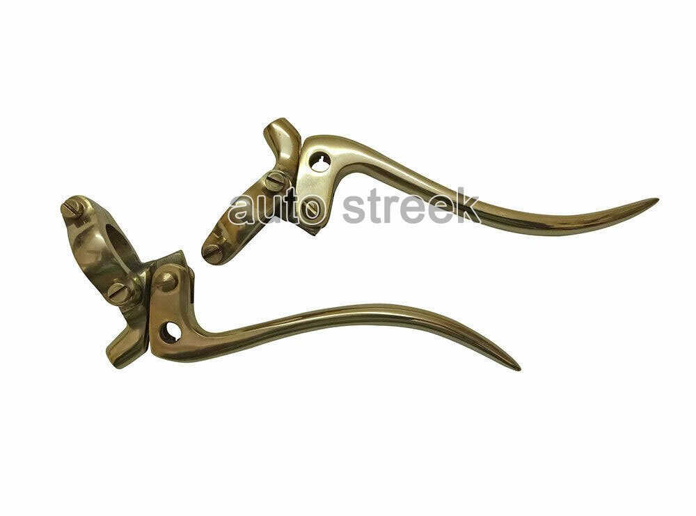 For Triumph BSA Ariel Universal Brass Brake And Clutch Levers Vintage 7/8″