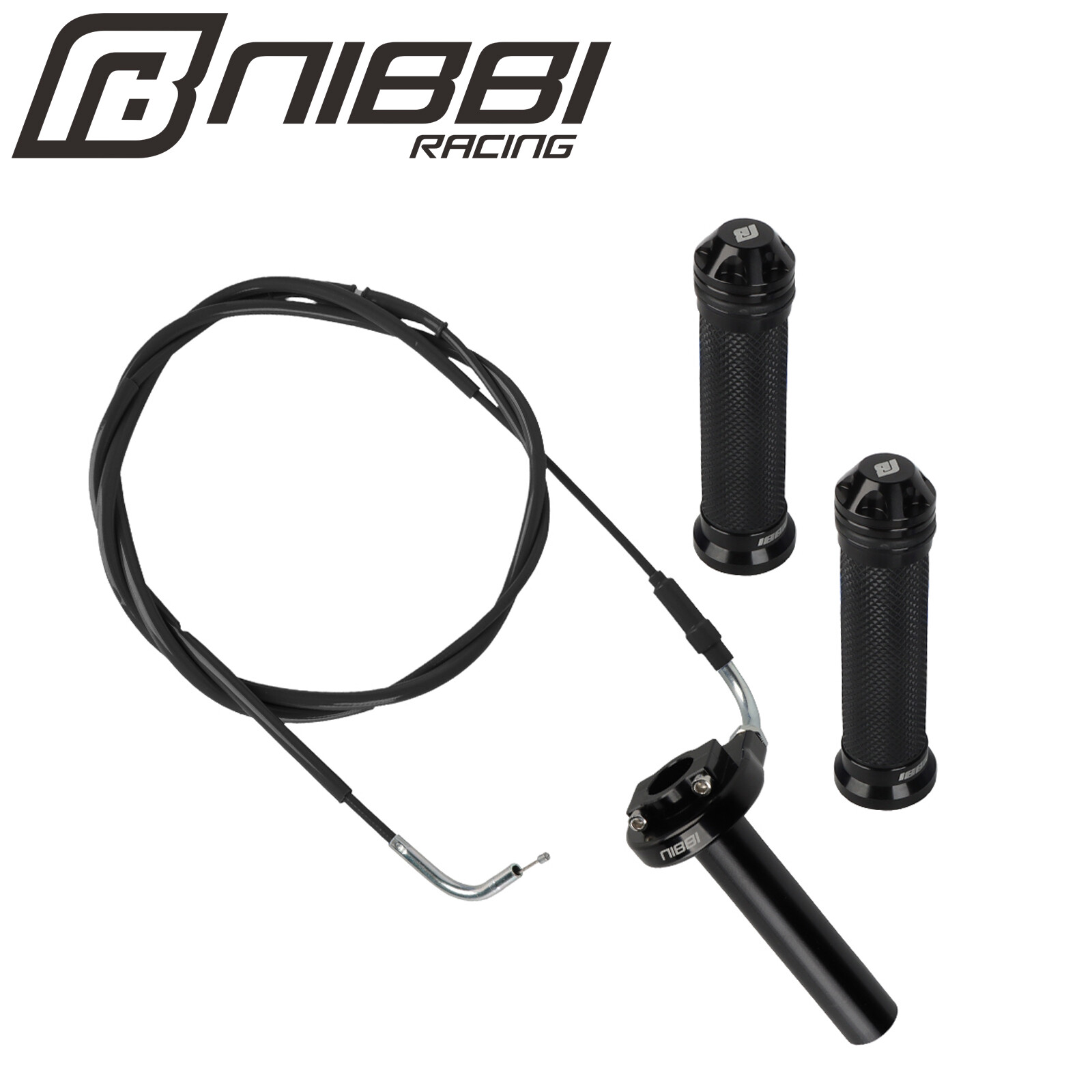 NIBBI Throttle Hand Grips Cable Kit For Coleman CT200U Trail 200 Mini 196cc Bike