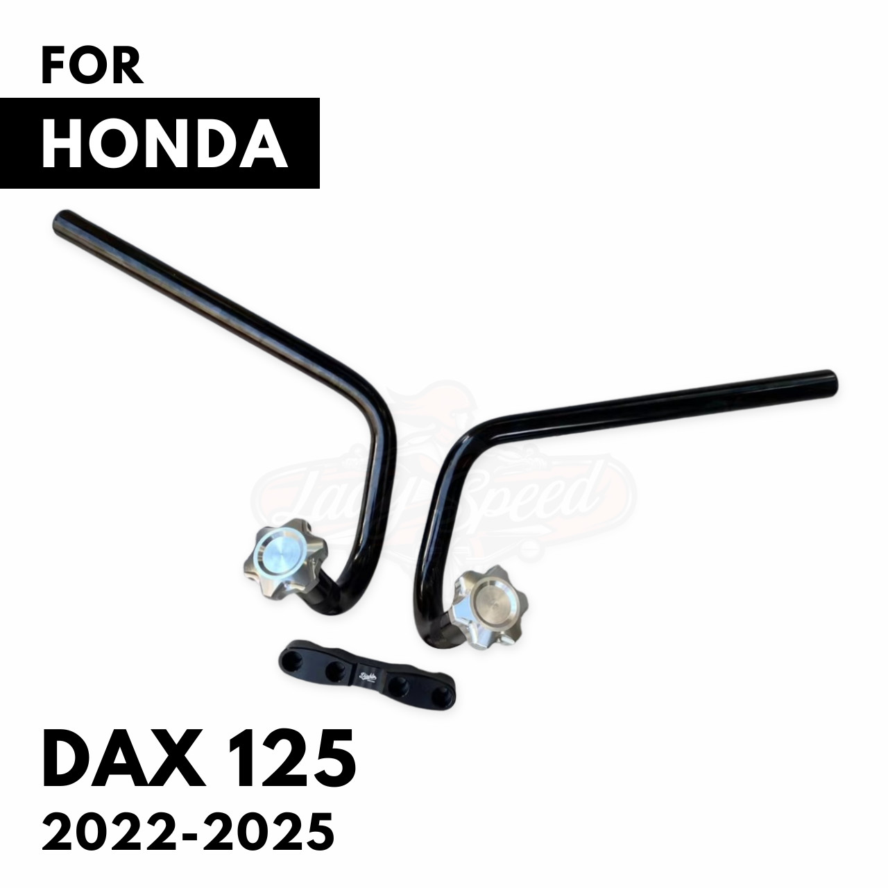Black Adjustable Handlebar Diabolus For 2022-2025 Honda Dax125 Dax 125 ST125