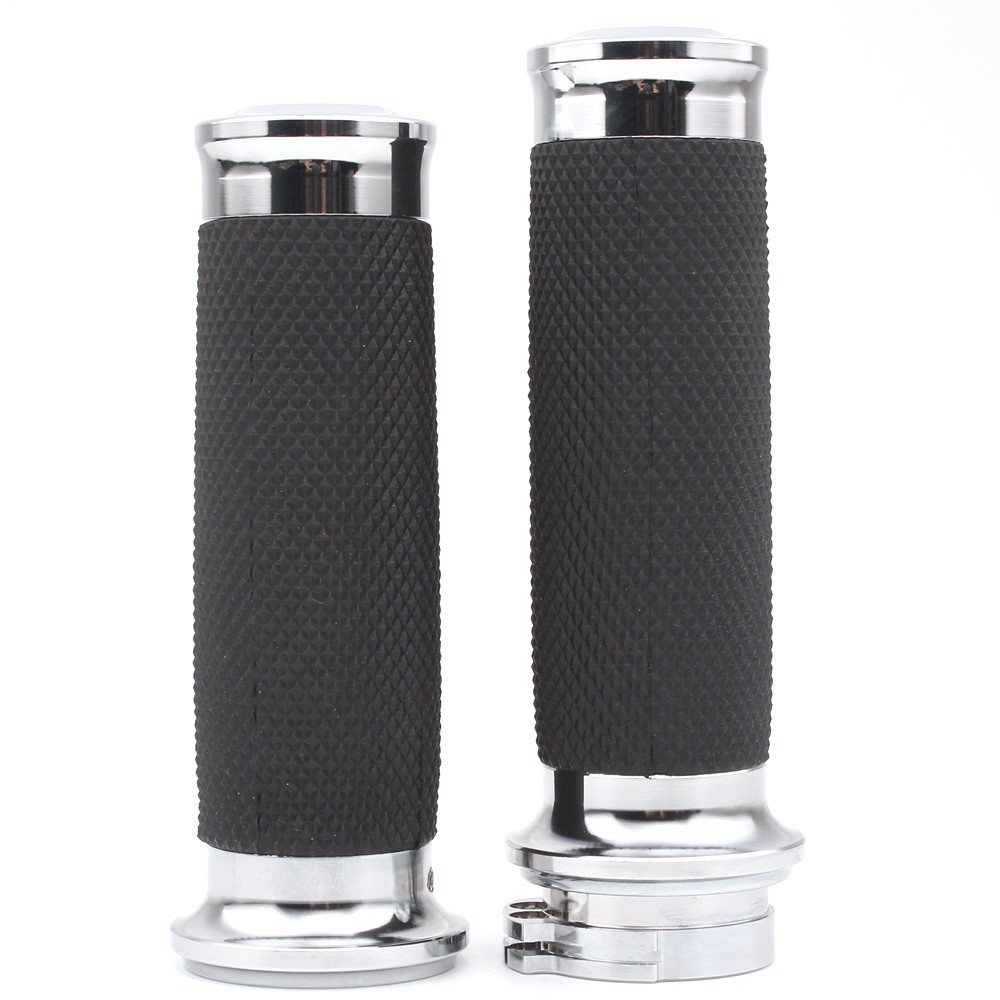 1″ Motorcycle Handlebar Hand Grips Custom For Harley Softail Sportster Road King