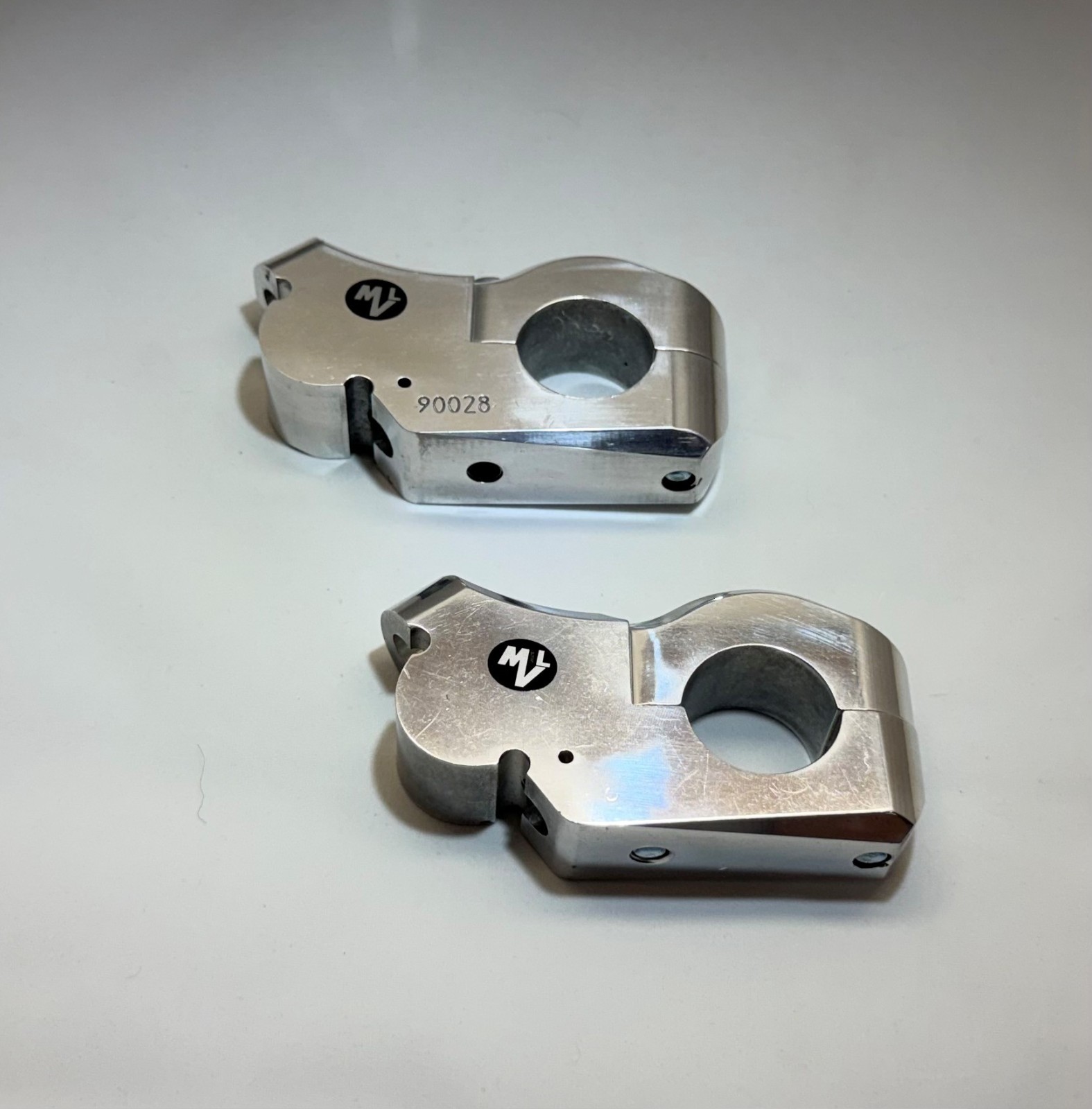 Handlebar Riser for BMW R1200C R850C 50mm Move for 28mm Bars Polished Blemished