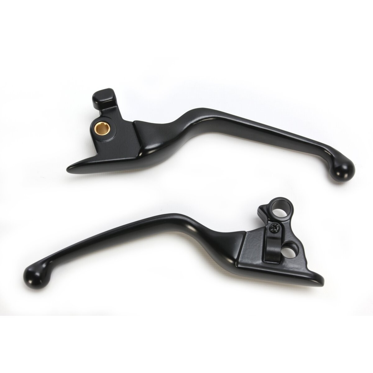 Drag Specialties Matte Black Wide Blade Lever Set – 0610-1683